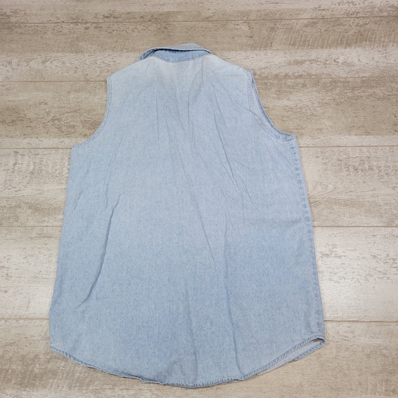 Vintage Mickey Mouse Sleeveless Blouse Size Small - Picture 6 of 6